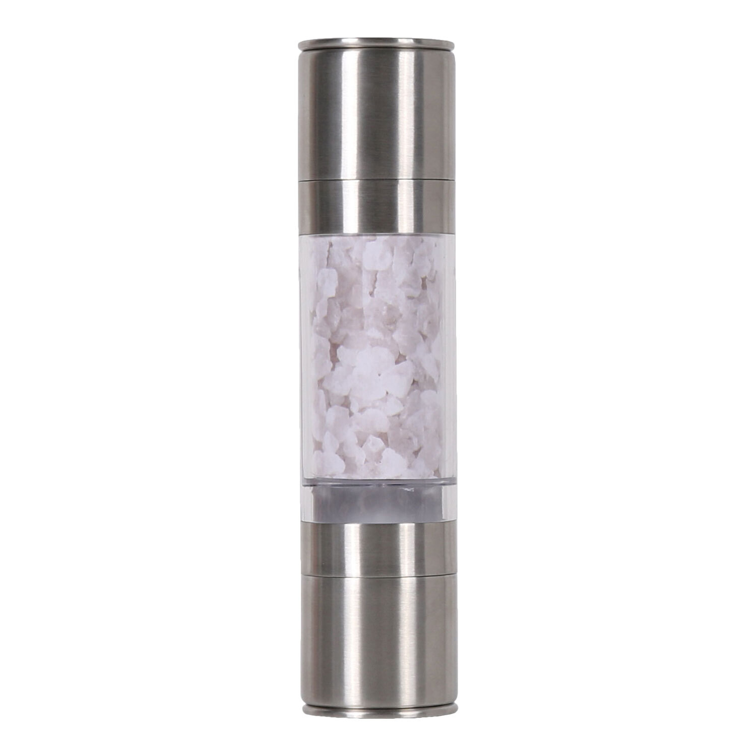 Brushed Stainless Steel 2in1 Salt and Pepper Mill Wilko