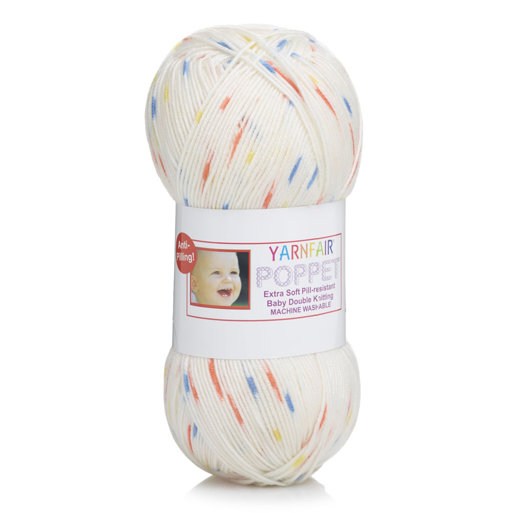 Yarnfair Anti Pill Poppet Premium Acrylic Yarn Bright Colours 100g Wilko