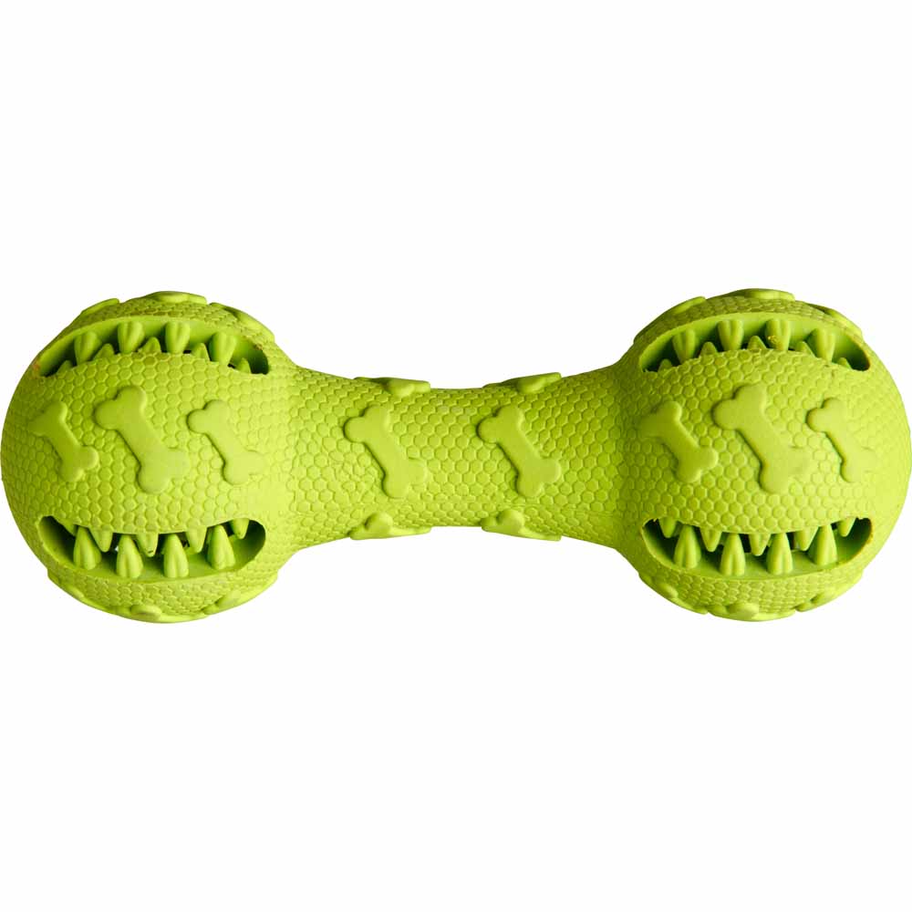 Wilko Dumbbell Treat Dog Toy Wilko