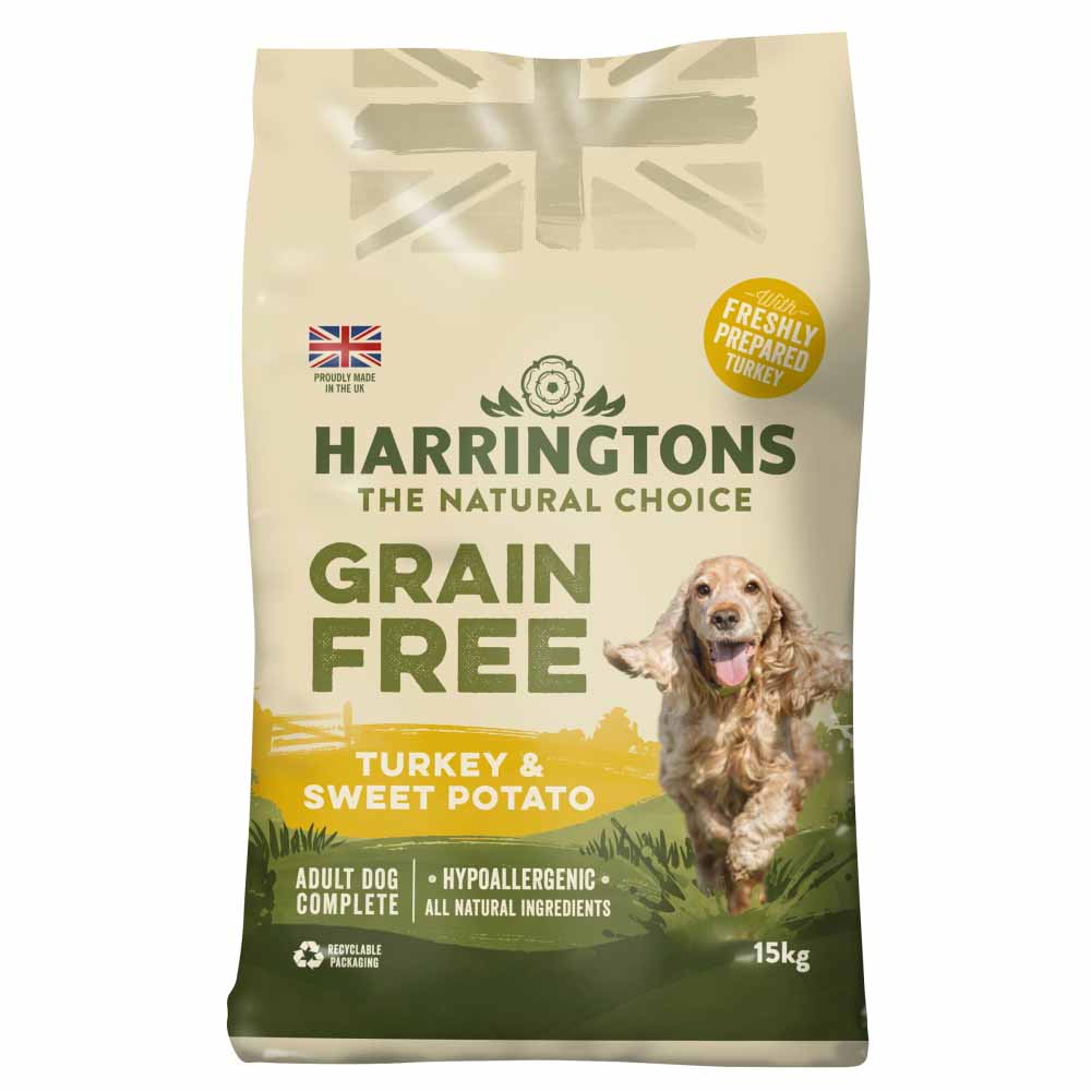 Harringtons Grain Free Hypoallergenic Turkey & Sweet Potato Dog Food