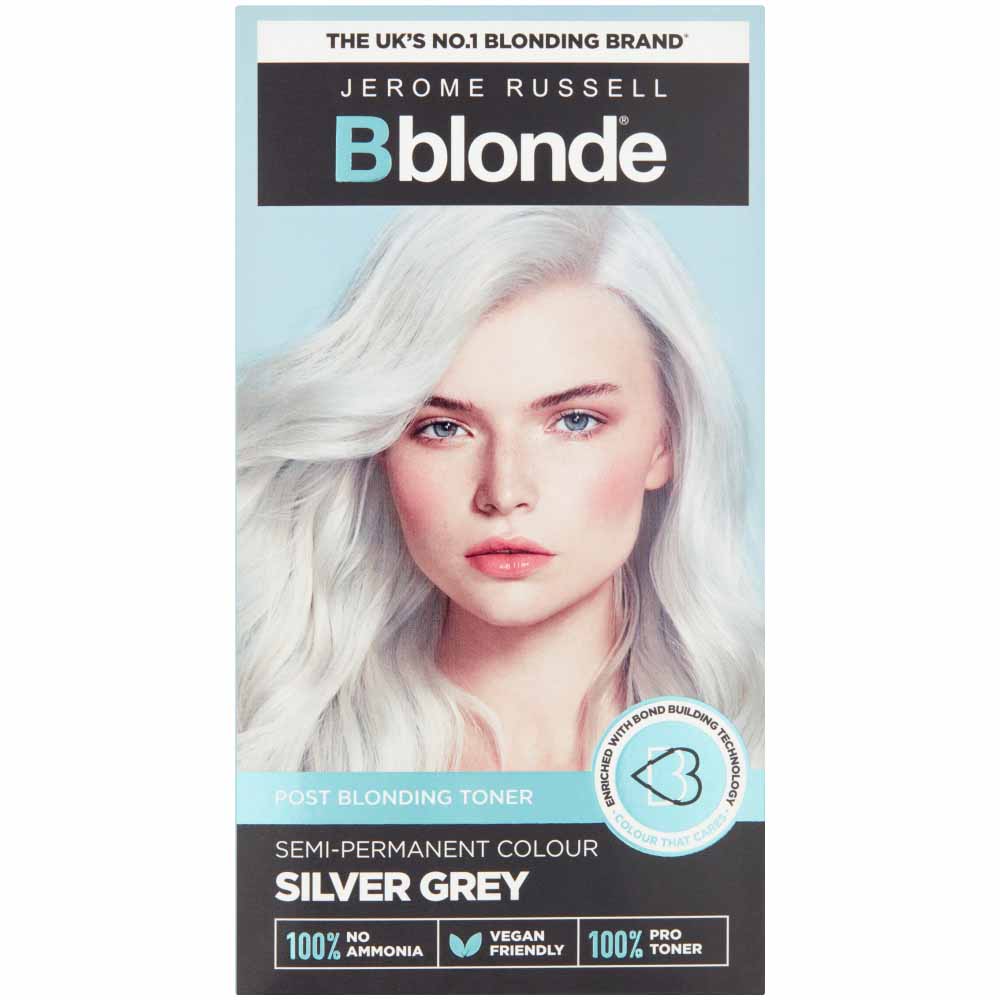 Jerome Russell Bblonde Semi Permanent Silver Grey Toner Wilko
