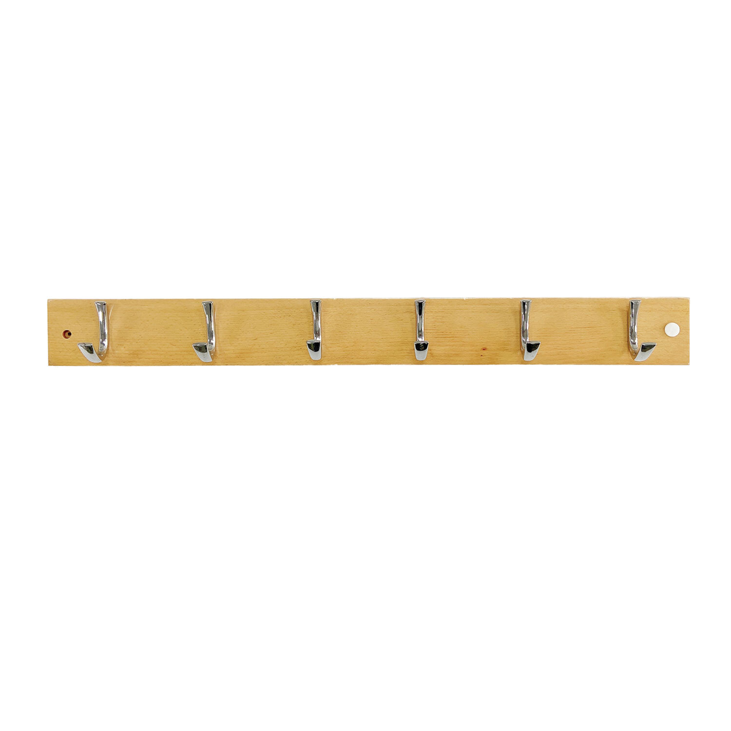 Hook Coat and Hat Board Six Hooks Wilko