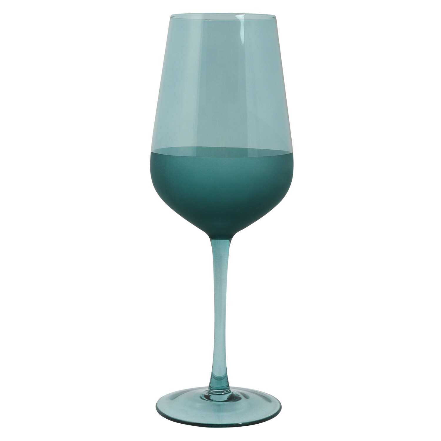 Set of 4 Jaida Wine Glasses Blue Wilko