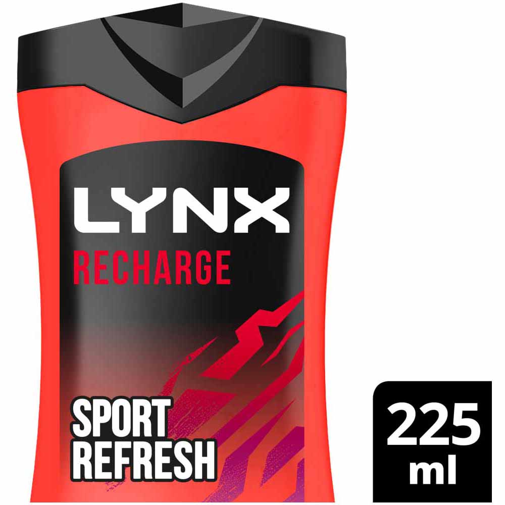 Lynx Shower Gel Recharge 225ml Wilko