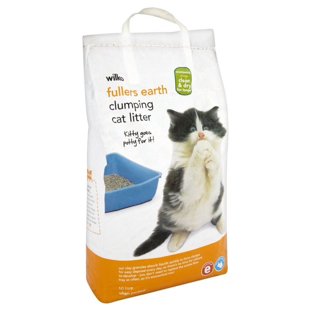 Wilko Fullers Earth Clumping Cat Litter 10L Wilko