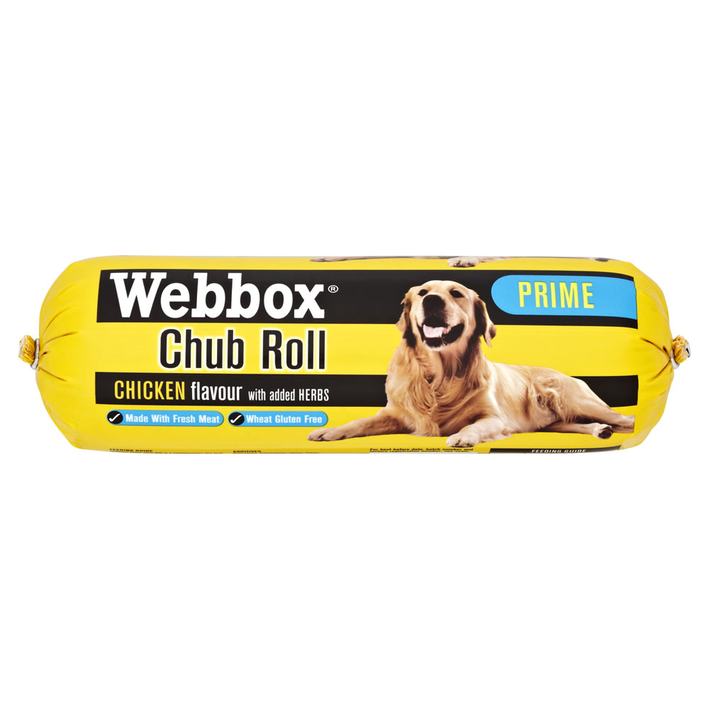 box Chicken Chub Roll Dog Food 800g Wilko