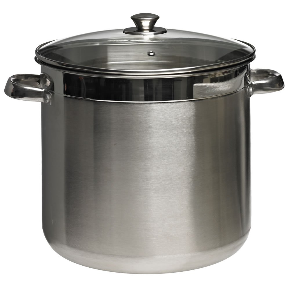 Wilko 12L Stainless Steel Stock Pot Wilko