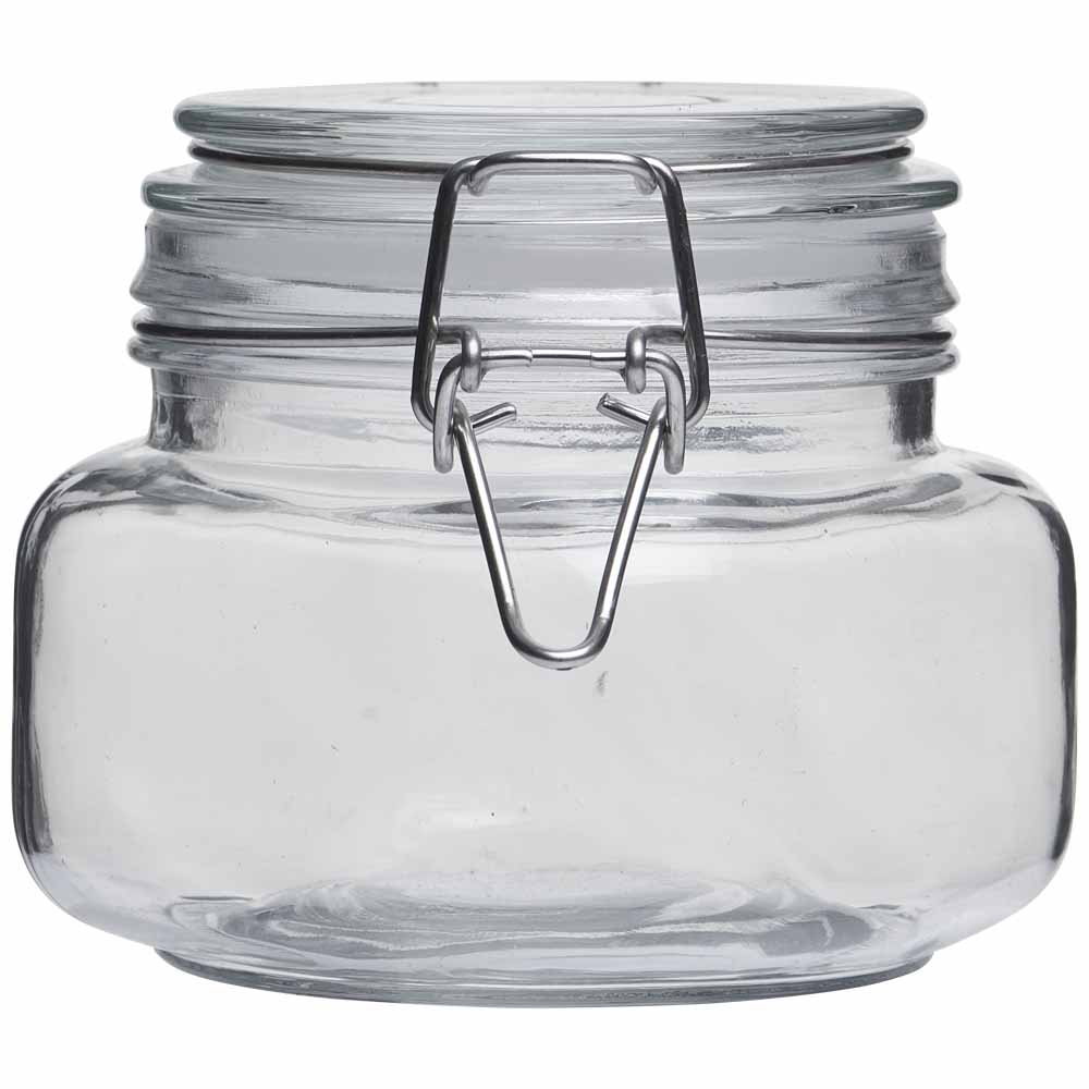 Wilko 500ml Glass Jar Wilko