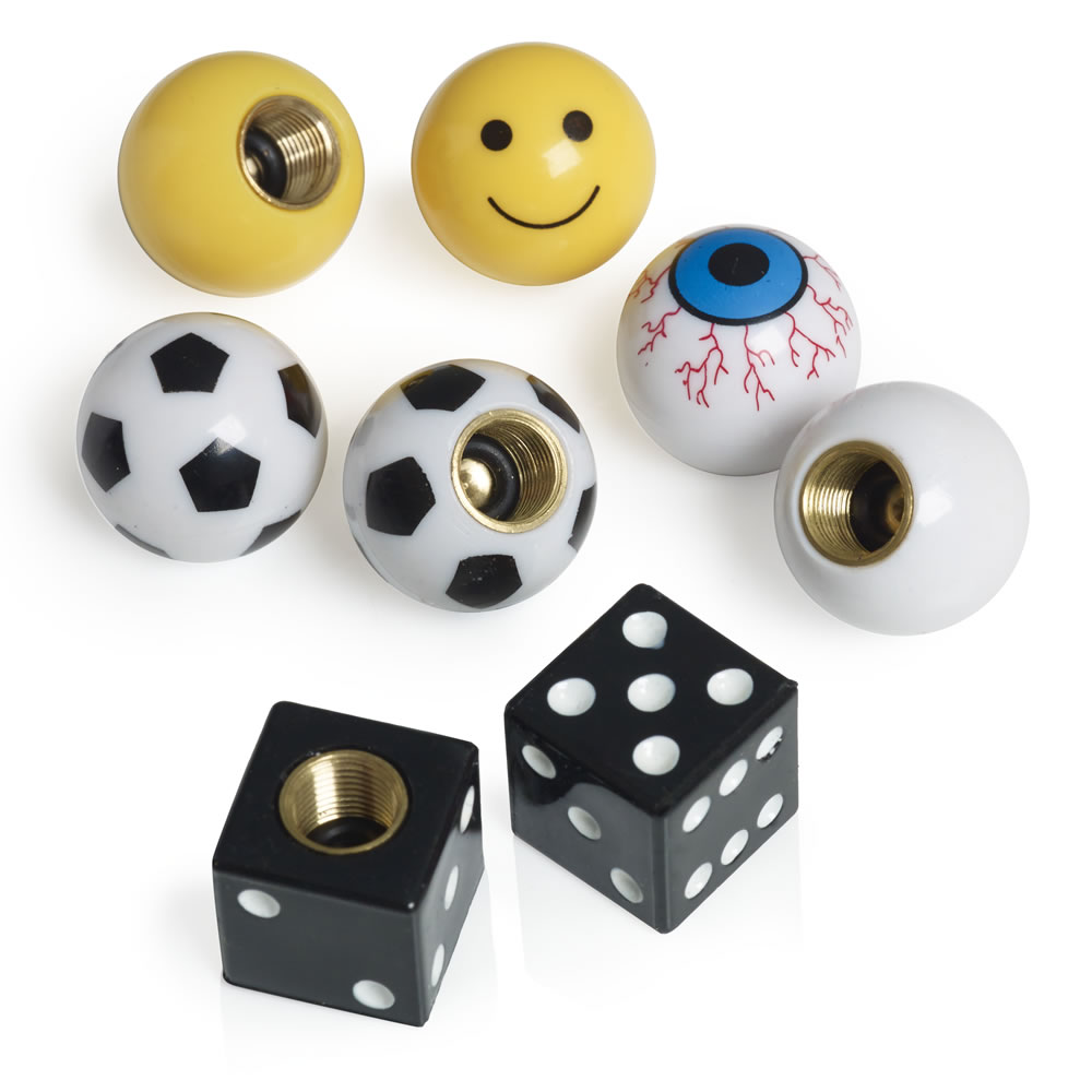 Wilko Novelty Valve Caps Wilko