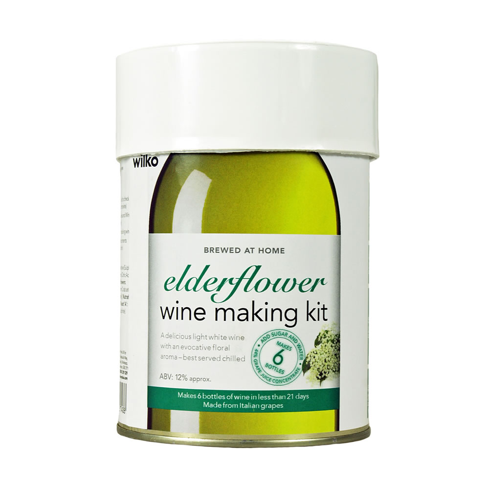 Wilko Elderflower Wine Making Kit 900g Wilko