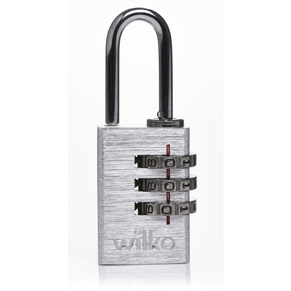 Wilko 20mm Combination Padlock Wilko