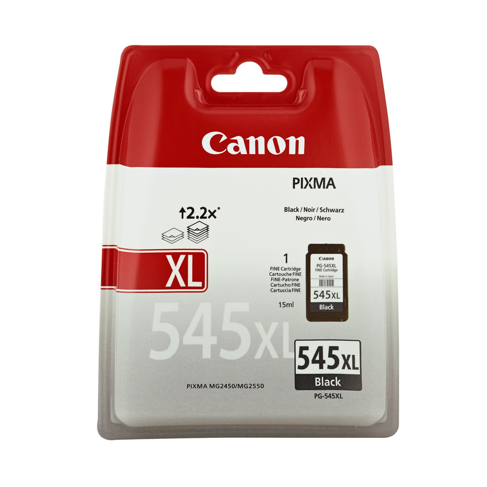 Canon PG545 XL Black Ink Cartridge Wilko