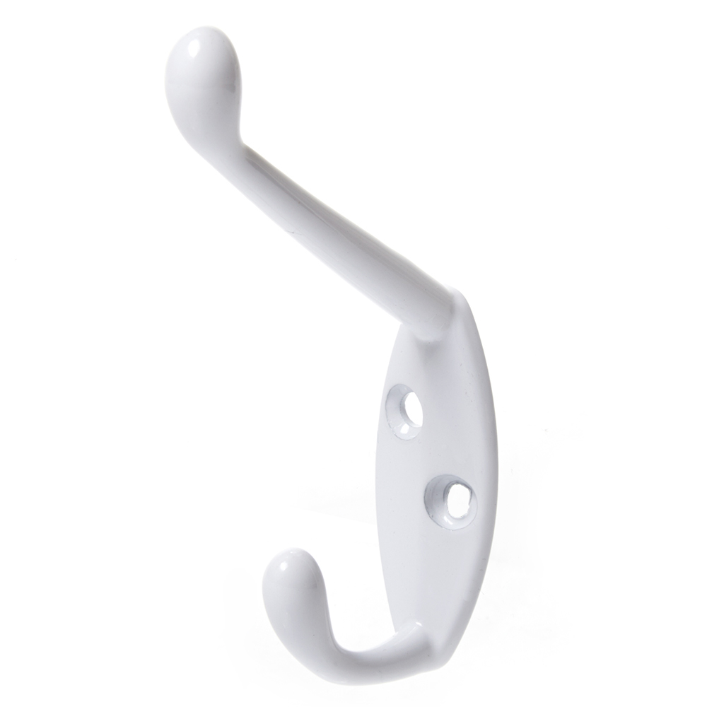 Wilko White Hat and Coat Hook Wilko