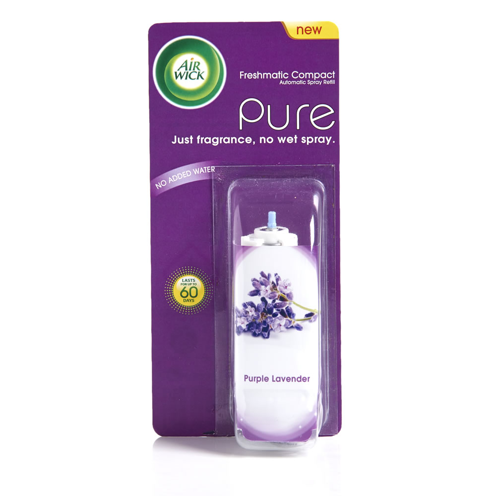 Air Wick Pure Freshmatic Compact Refill Purple Lavender 24ml Wilko