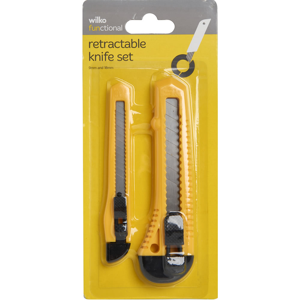Wilko Functional SnapOff Knife 2 pieces Wilko
