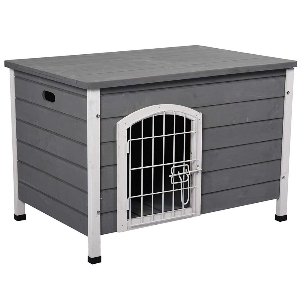 PawHut Wooden Dog Kennel Wilko