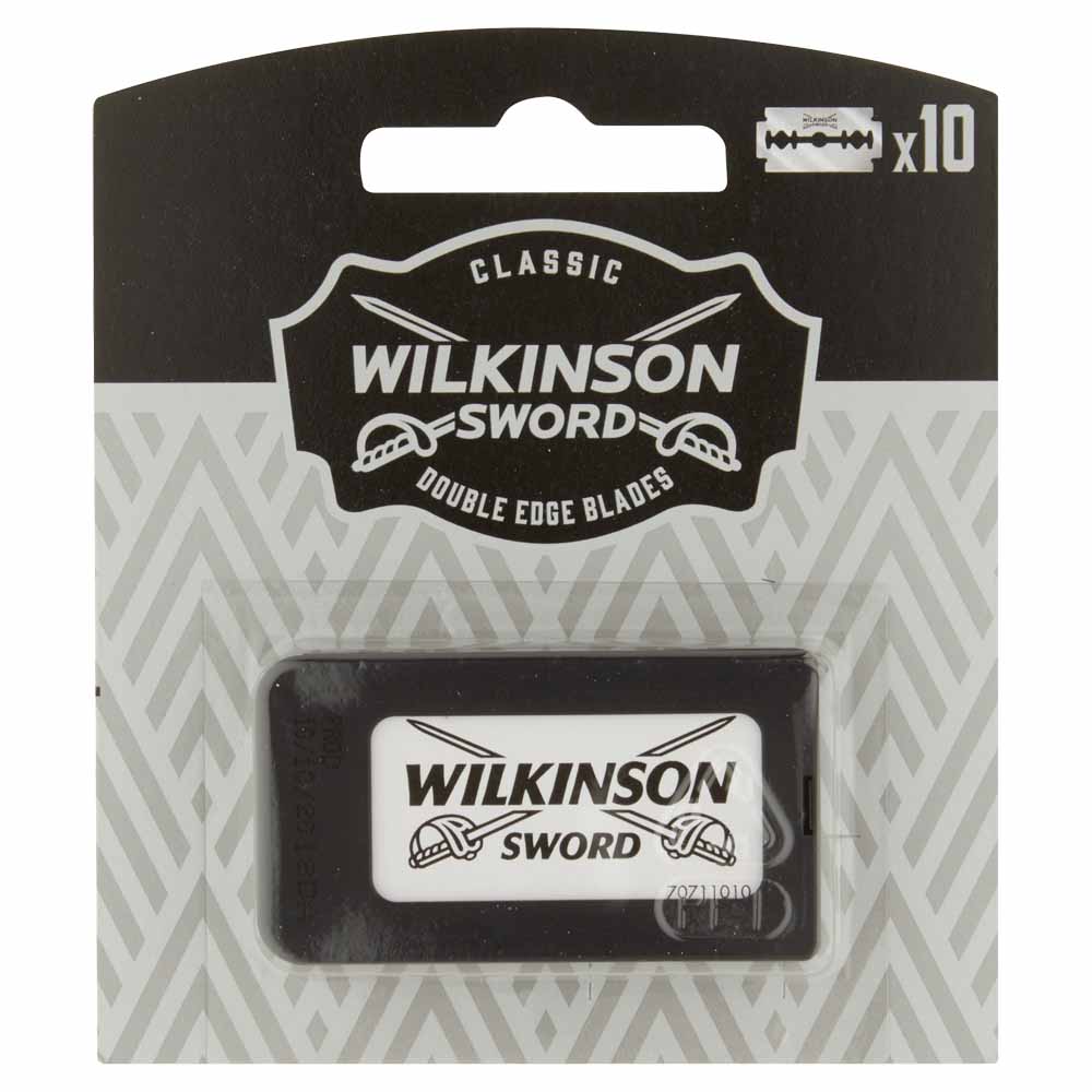 Wilkinson Sword Barber Style Classic Double Edge Razor Blades 10 Pack