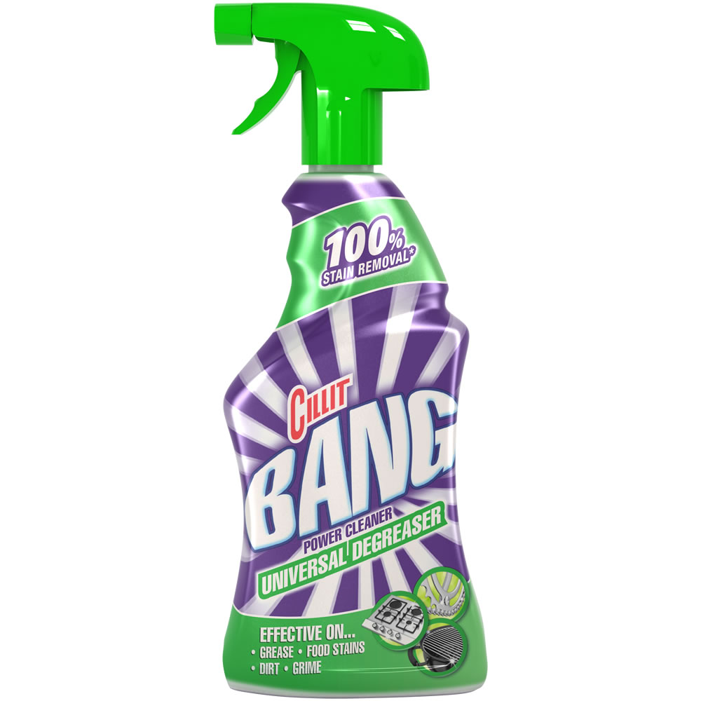 Cillit Bang Grease and Sparkle Power Cleaner Degreaser 500ml Wilko