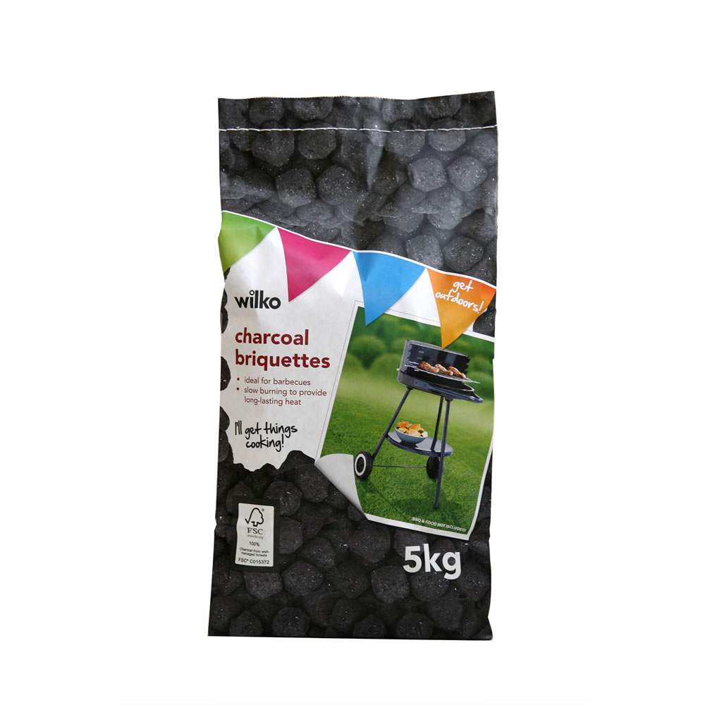 Wilko Charcoal Briquette 5kg Wilko