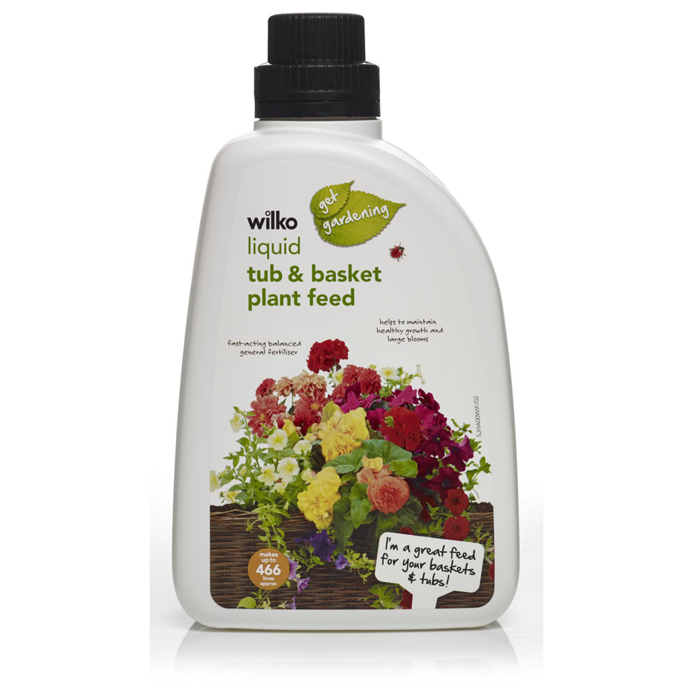 Wilko Tub and Basket Plant Feed 1L Wilko