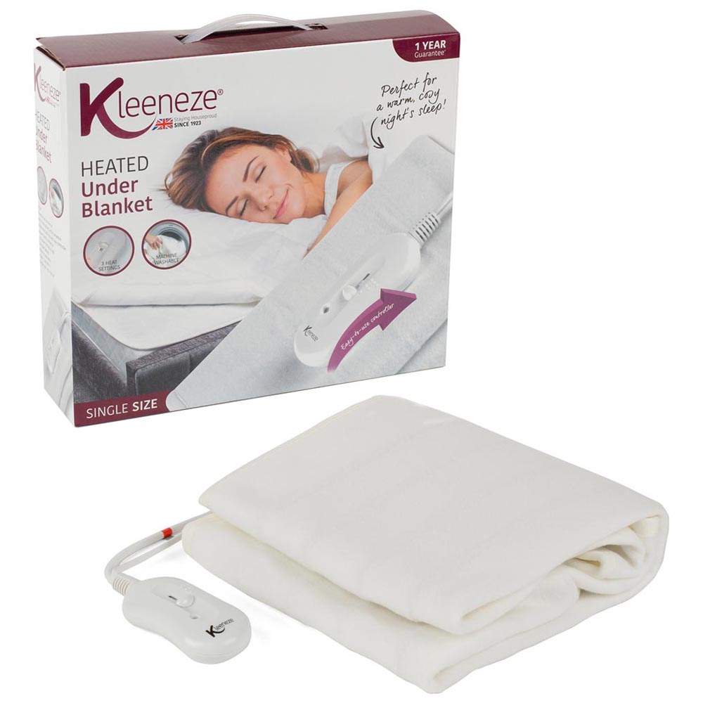Kleeneze® Heated Blanket 35w Single Wilko