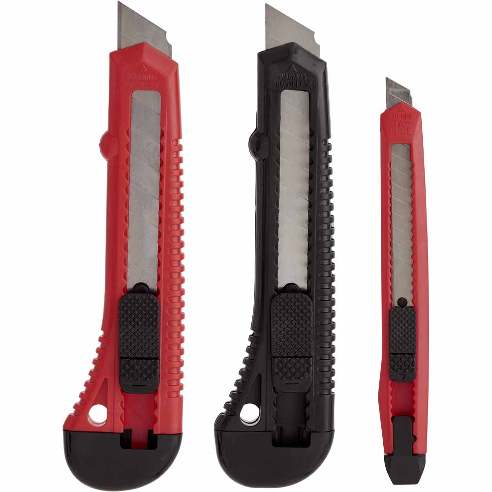 Wilko SnapOff Knife 3pcs Wilko