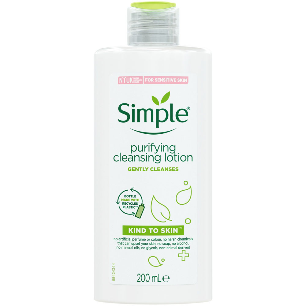 Simple Purifying Cleansing Lotion 200ml Wilko