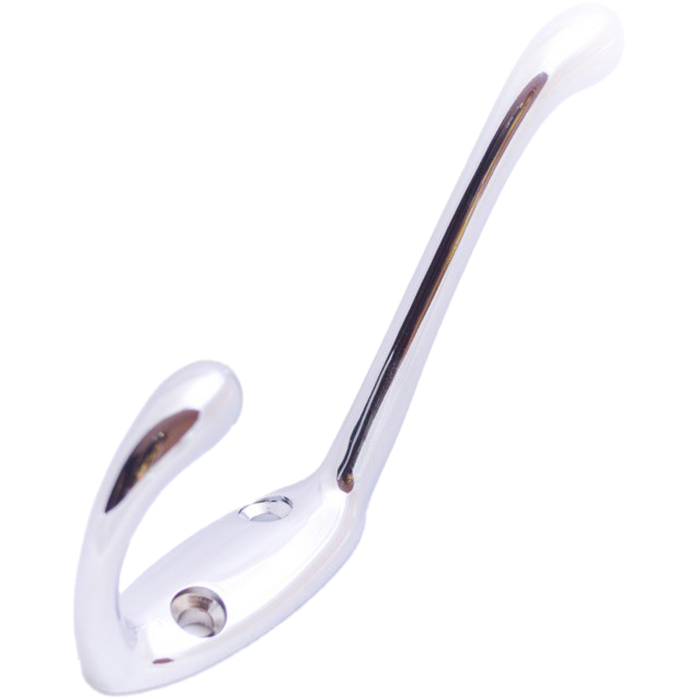 Chrome Standard Hat and Coat Hook Wilko
