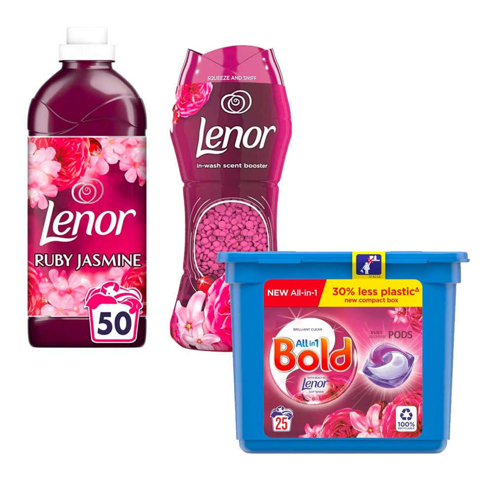 Lenor Ruby Jasmine Laundry Bundle Wilko