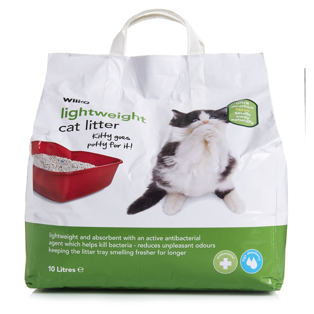 Wilko Lightweight Cat Litter 10L Wilko