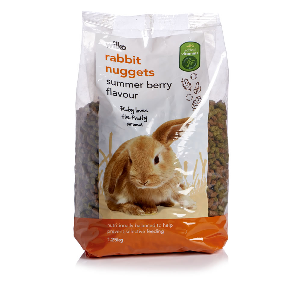 Wilko Small Animal Rabbit Nugget Summer Berries 1.25kg Wilko