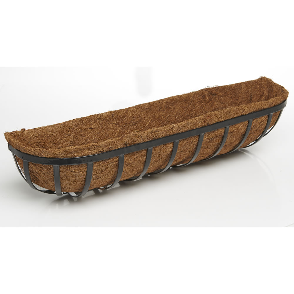 Wilko Metal Wall Basket with Liner Large Wilko