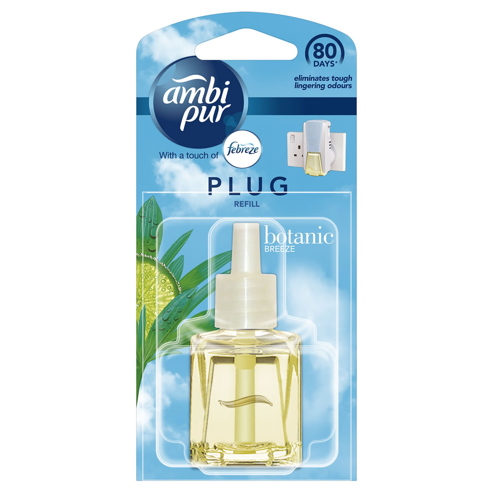 Ambi Pur Air Freshener PlugIn Botanic Breeze Refill Wilko