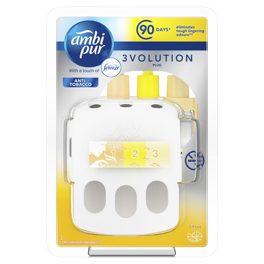 Ambi Pur 3volution Starter Kit Anti Tobacco Wilko
