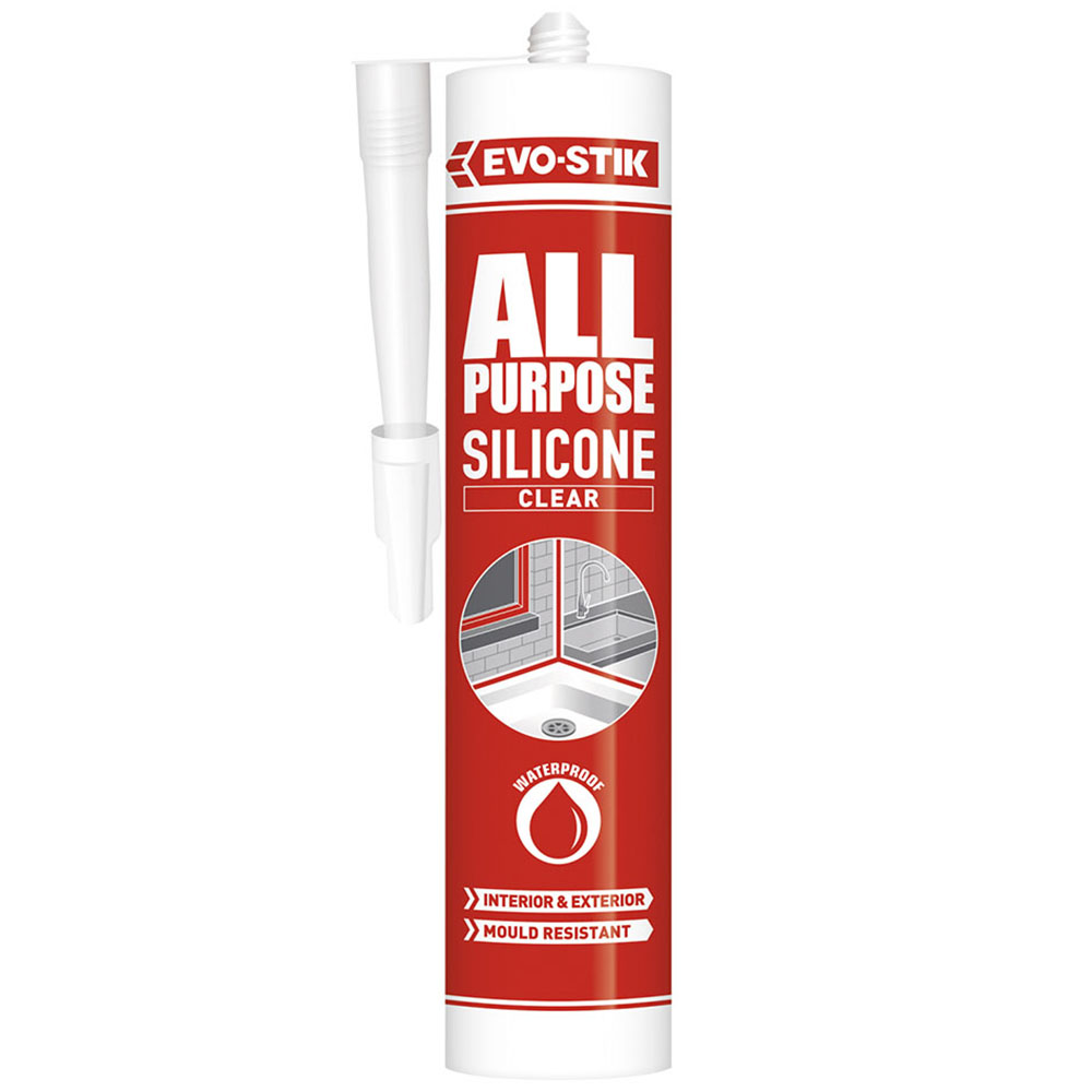 EvoStik Clear All Purpose Silicone Sealant Wilko