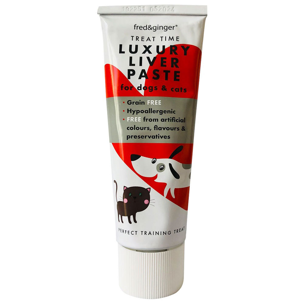 Fred & Ginger Luxury Liver Paste Dog Treat 75g Wilko