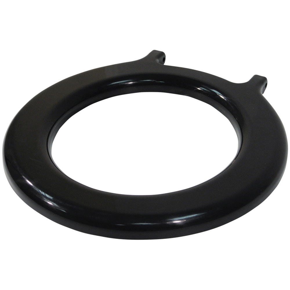 Aidapt Black Stackable Replacement Commode Toilet Seat | Wilko