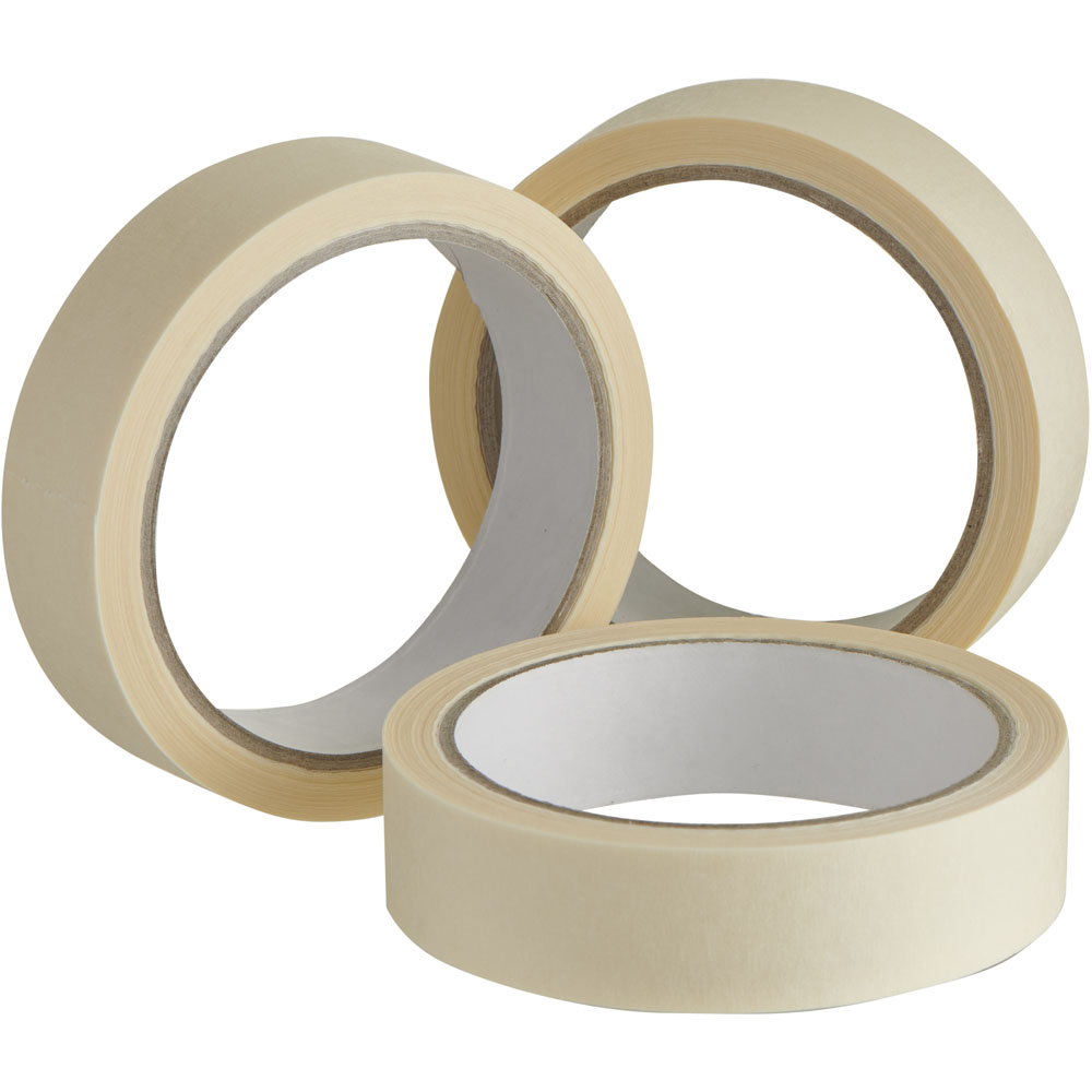 Wilko General Purpose Masking Tape 3 Pack 24mm x 25m Wilko