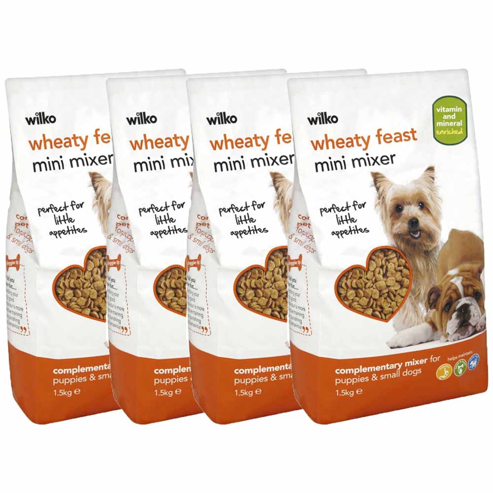 Wilko Mini Mixer Dog Food 4x1.5kg Wilko