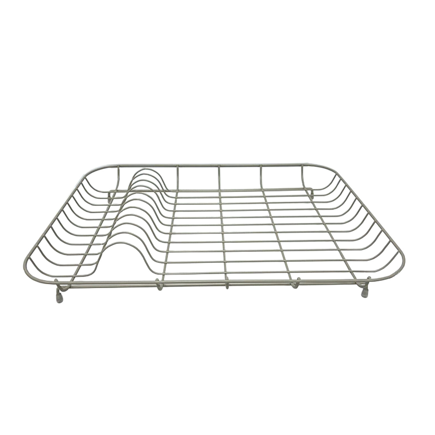 Wire Plate Draining Rack - Grey | Wilko