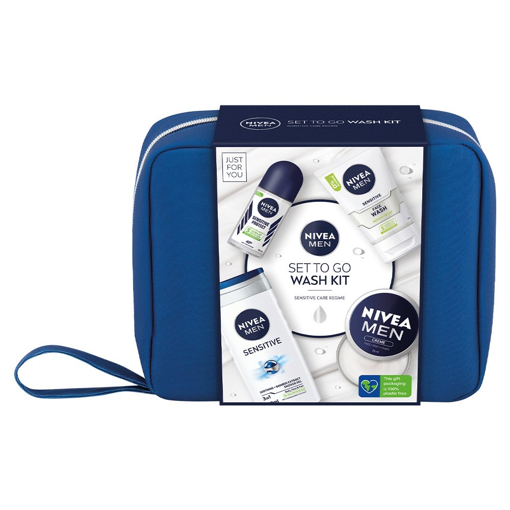 NIVEA Men Set To Go Wash Kit Wilko
