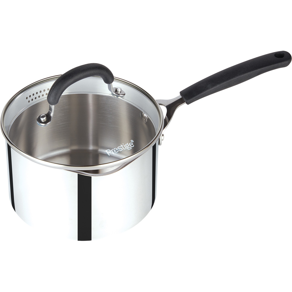 Prestige 16cm 1.4L Stainless Steel Saucepan Wilko