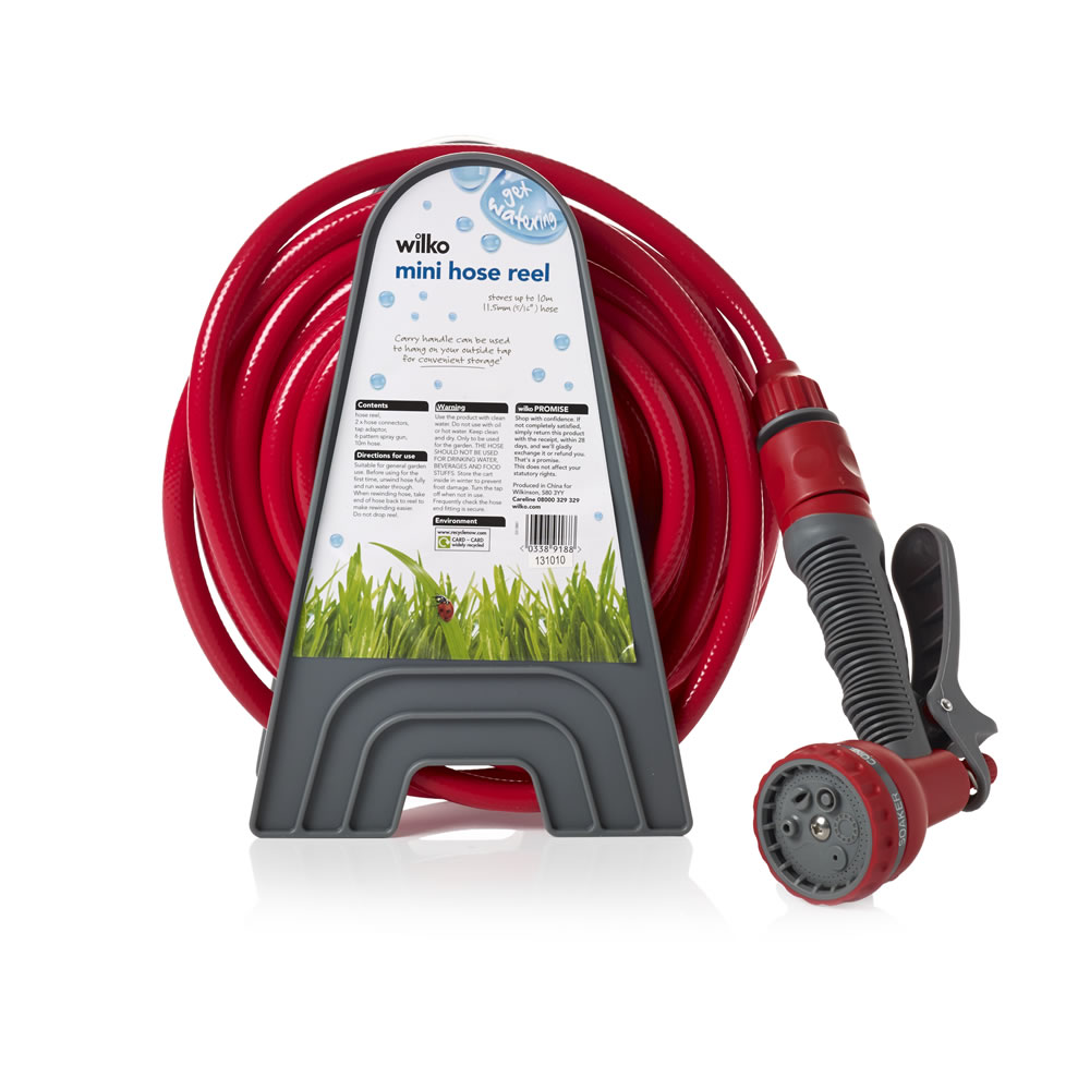 Wilko 10m Compact Hose Pipe Reel Wilko