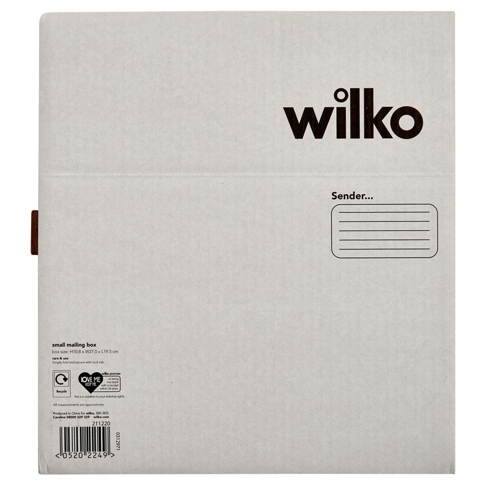 Wilko Mailing Box Small 27.5x30.5cm Wilko