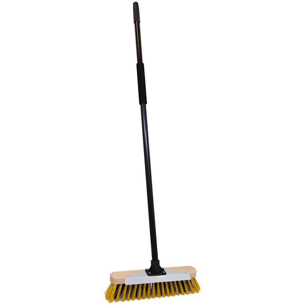 Charles Bentley Bulldozer PVC Bristle Broom Wilko