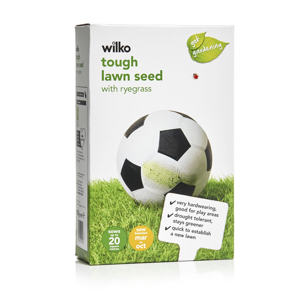 Wilko Tough Lawn Seed 500g Wilko
