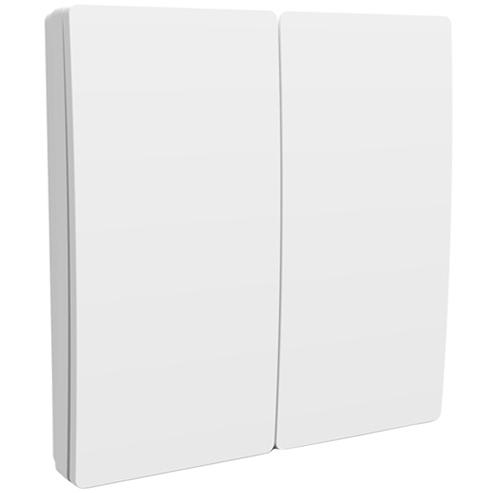 ENER-J ECO 2 Gang White Wireless Kinetic Switch | Wilko