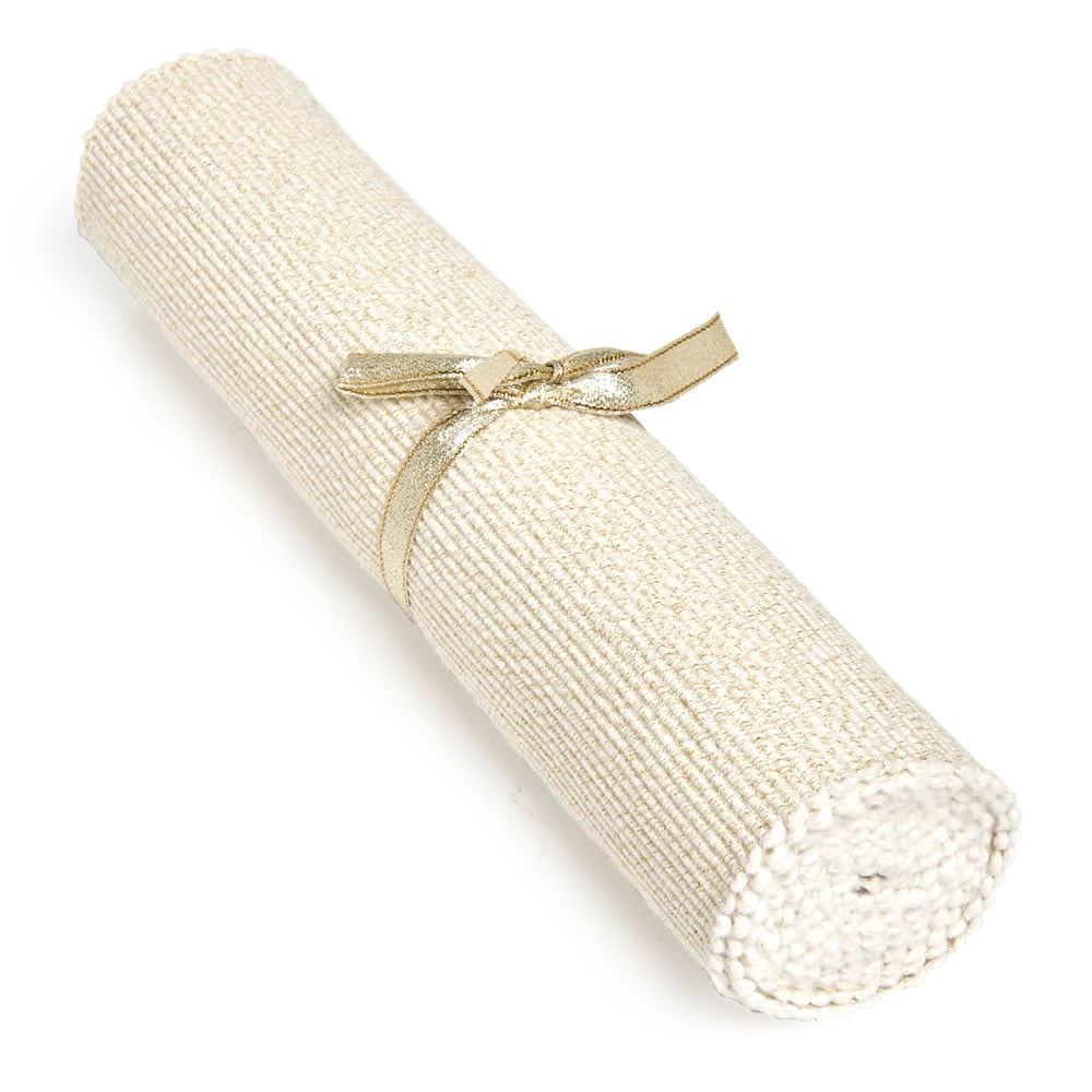 Wilko Gold Fabric Christmas Table Runner 30 x 180cm Wilko