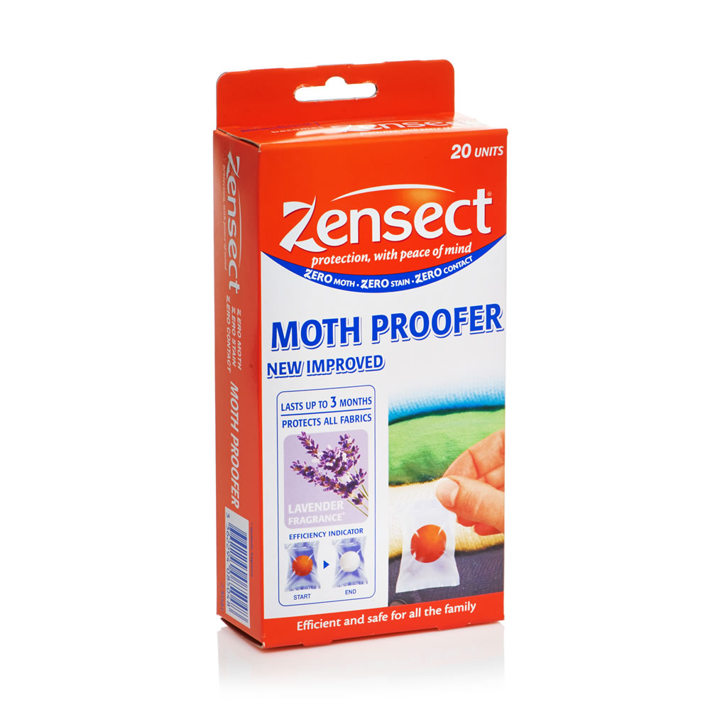 Zensect Moth Proofer 20 pack Wilko