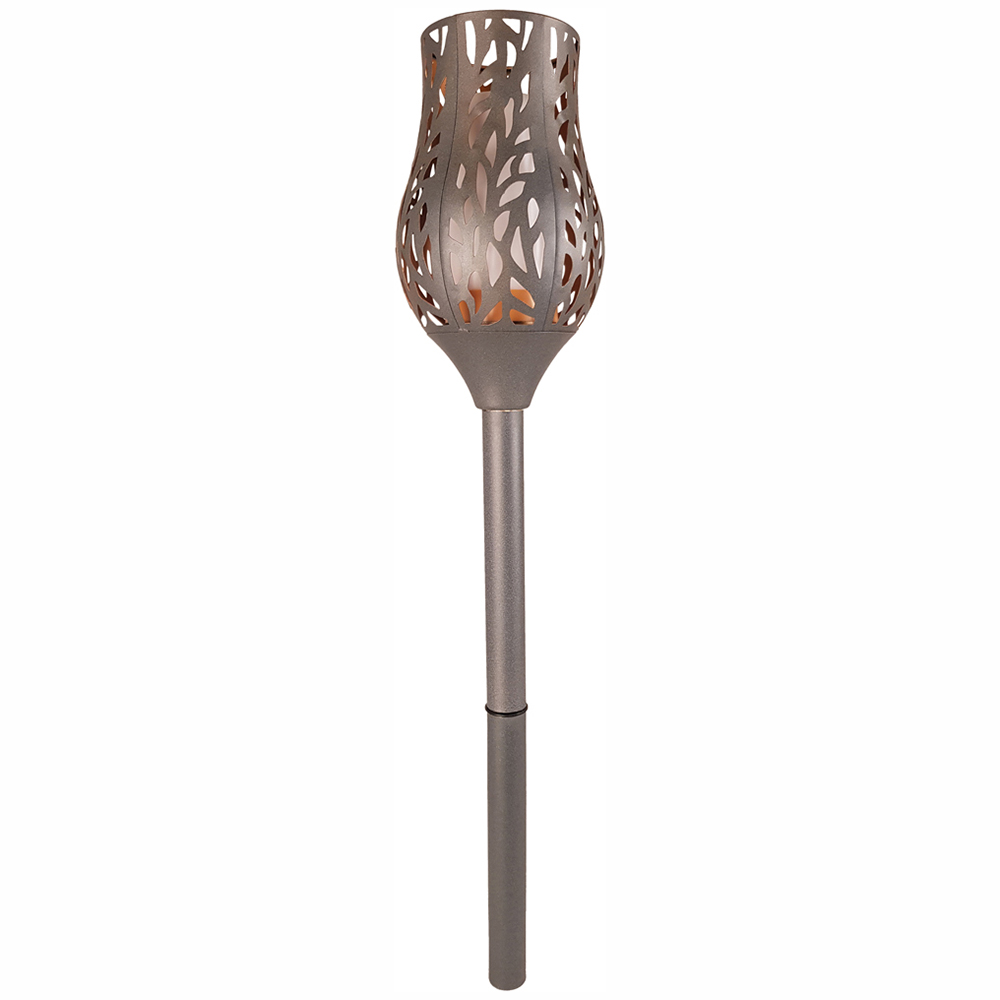 Luxform Global Battery Operated Metal Tulip Flame Candle Torch Wilko
